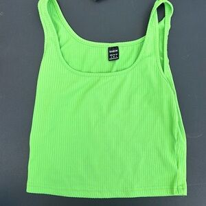 Neon shien crop top tank